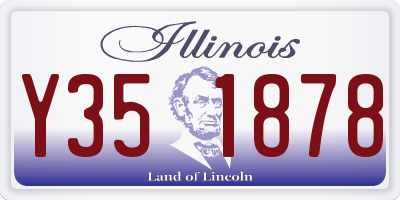 IL license plate Y351878