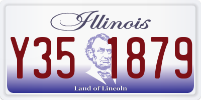 IL license plate Y351879