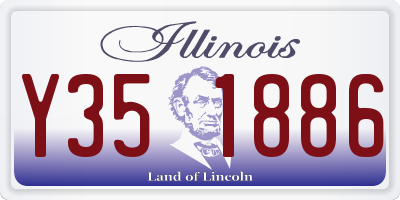 IL license plate Y351886
