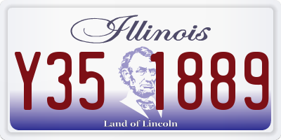 IL license plate Y351889