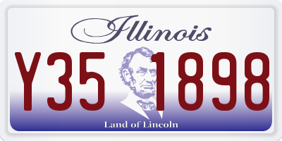 IL license plate Y351898
