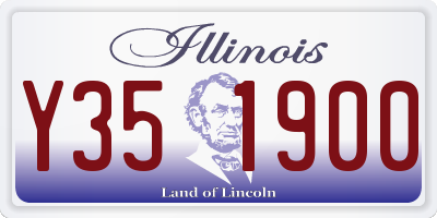 IL license plate Y351900