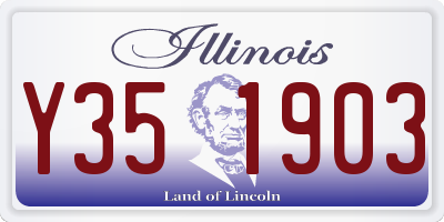 IL license plate Y351903