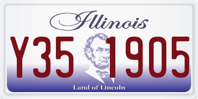 IL license plate Y351905