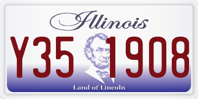 IL license plate Y351908
