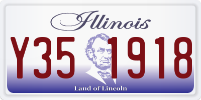 IL license plate Y351918