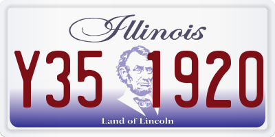IL license plate Y351920