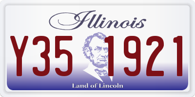 IL license plate Y351921