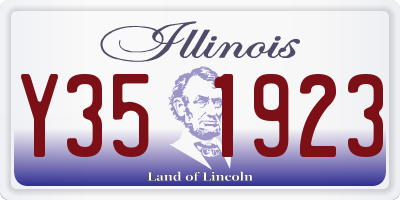 IL license plate Y351923