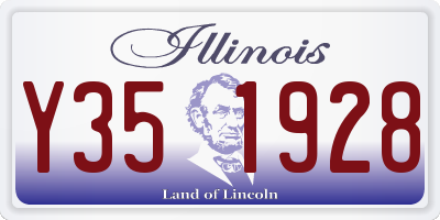 IL license plate Y351928