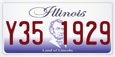 IL license plate Y351929