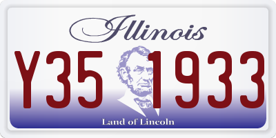 IL license plate Y351933