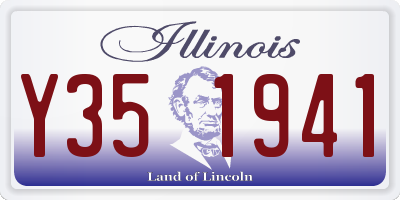 IL license plate Y351941