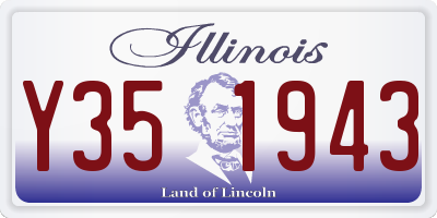 IL license plate Y351943