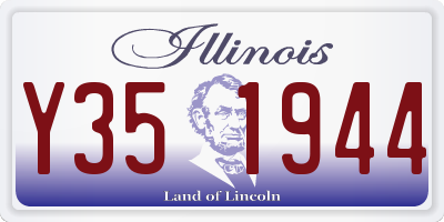 IL license plate Y351944