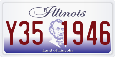 IL license plate Y351946