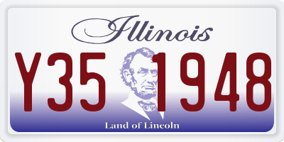 IL license plate Y351948