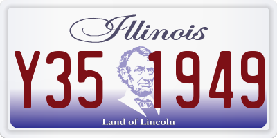IL license plate Y351949