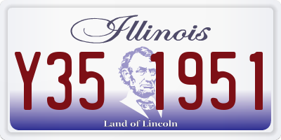 IL license plate Y351951