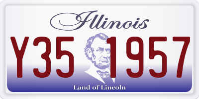 IL license plate Y351957