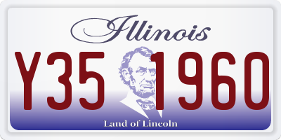 IL license plate Y351960
