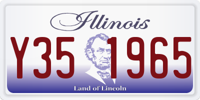 IL license plate Y351965
