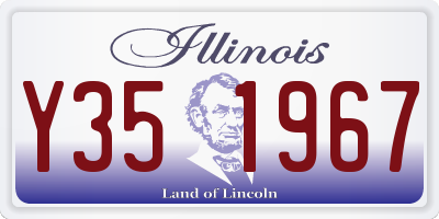 IL license plate Y351967