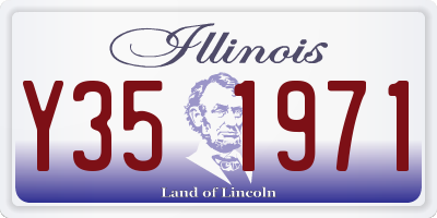 IL license plate Y351971