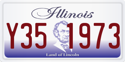 IL license plate Y351973