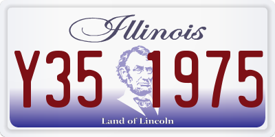 IL license plate Y351975