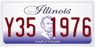 IL license plate Y351976