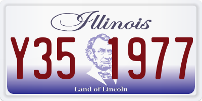 IL license plate Y351977