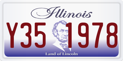 IL license plate Y351978