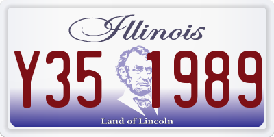 IL license plate Y351989