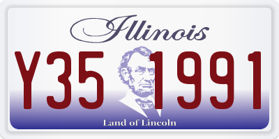 IL license plate Y351991