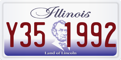 IL license plate Y351992