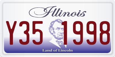 IL license plate Y351998