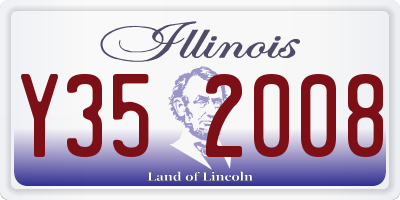 IL license plate Y352008