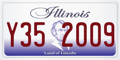 IL license plate Y352009