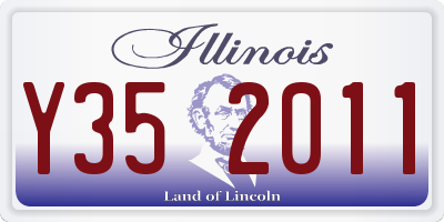 IL license plate Y352011