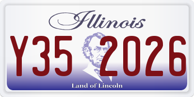 IL license plate Y352026
