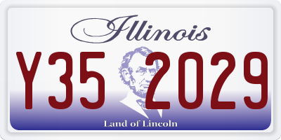 IL license plate Y352029