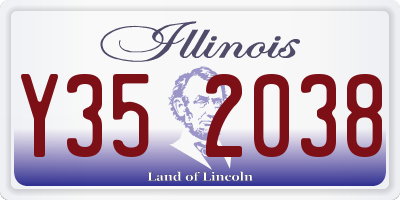 IL license plate Y352038