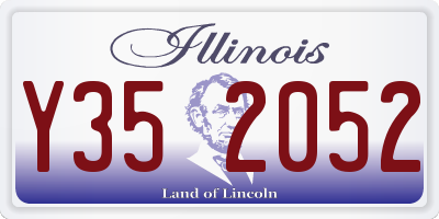 IL license plate Y352052