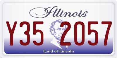 IL license plate Y352057