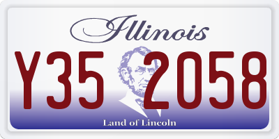 IL license plate Y352058