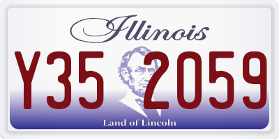 IL license plate Y352059