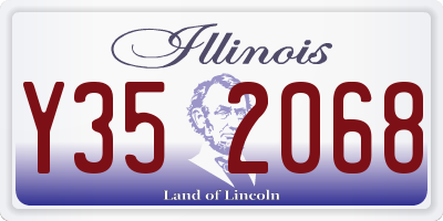IL license plate Y352068