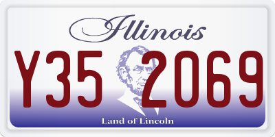 IL license plate Y352069
