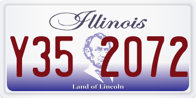 IL license plate Y352072